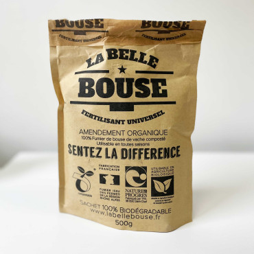 Fumier déshydraté pour un engrais 100% naturel - 500 gr